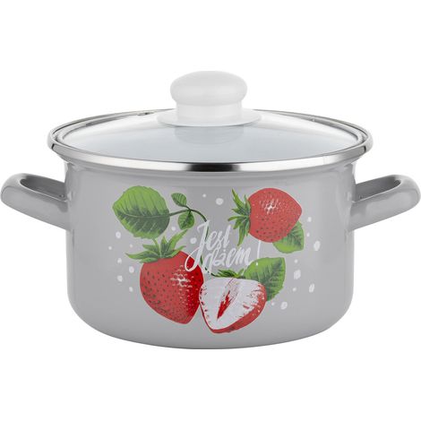 Pentola smaltata Emalia Polska Pleszew Marmellata 18 cm 3 l
