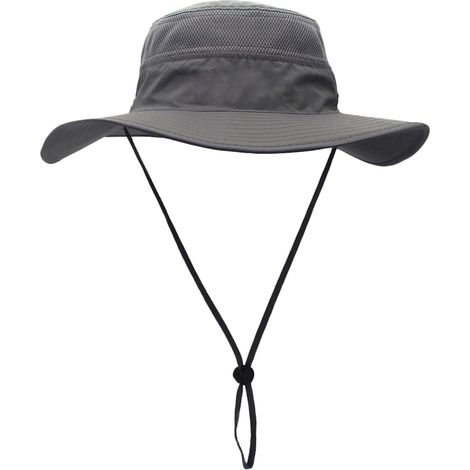 Unisex Outdoor Fisherman Hat Bucket Hat Bush Hats Breathable Quick Dry Sombrero Sun Prevention (1/4)
