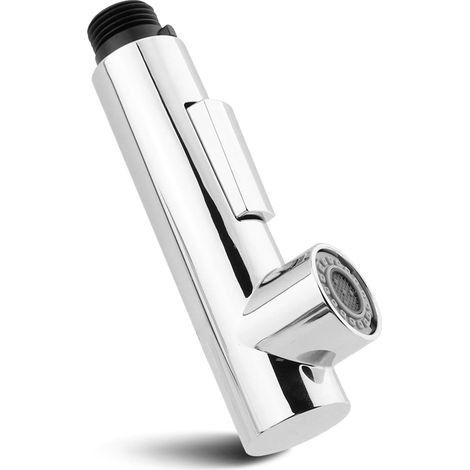 Robinet de cuisine de rechange multifonction - Pommeau de douche extensible - Robinet de cuisine - Tête de pulvérisation - Pièce de rechange - Chrome (61011) (1/5)