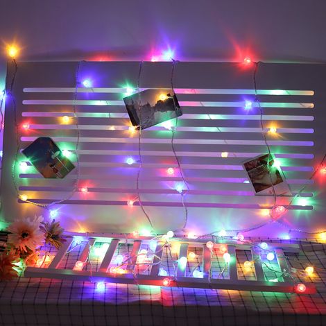 DC24V 10m 100LED Wassertropfen-Lichterkette, wasserdicht, bunte Weihnachtsbeleuchtung (1/5)