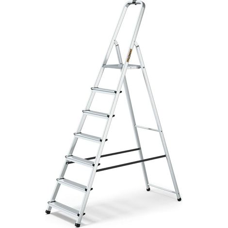 Drabest Scala Domestica In Alluminio A 7 Gradini Portata 125kg (1/5)