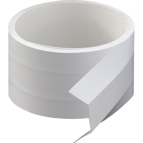 Profil en u adhesif blanc 260cm h 2cm x l 1cm x h 1cm (1/5)