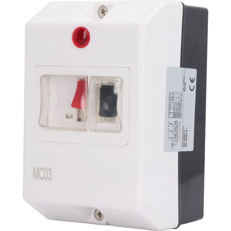 Disjoncteur étanche pour moteur électrique avec voyant de protection, 6-10 A, 230 V, 240 V, 400 V, 415 V, 500 V, 690 V (1/5)