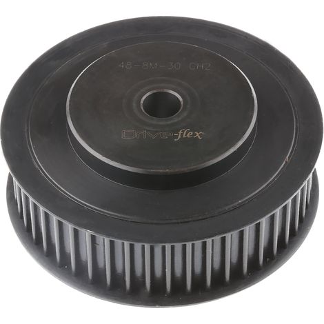 Poulie pour courroie crantée en Acier 48 dents , pas de 8mm, alésage 15mm ( Prix pour 1 )