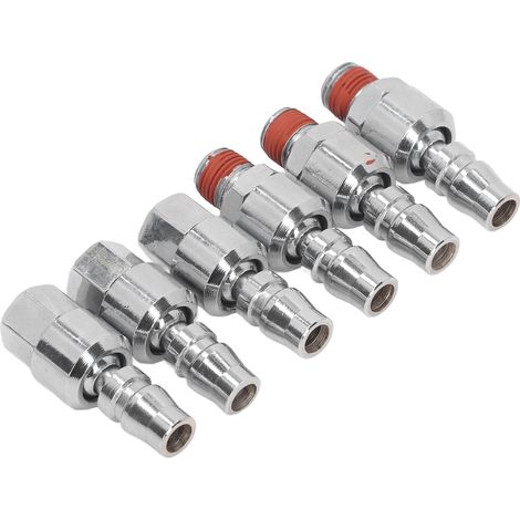 Raccord de tuyau industriel pivotant à filetage mâle/femelle 1/4" NPT en acier trempé (1/5)