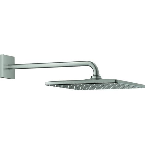 Grohe Rainshower Mono 310 Cube Ducha mural con brazo 422 mm, 1 chorro Supersteel Infinity Finish, 26564DC0 (1/4)