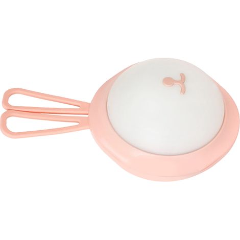 Veilleuse LED rose à 3 niveaux de luminosité, commande tactile douce, rechargeable, idéale pour la chambre de bébé. (1/5)