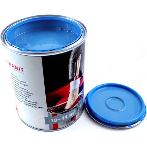 Vernis à peinture Saphir Bleu Céleste RAL 5015 Wilckens Granite, seau de 10 l (1/2)