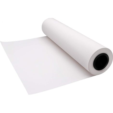 Rouleau de papier kraft blanc - Papier d'emballage blanc de qualité alimentaire pour toutes les viandes - Non blanchi, non ciré, non couché (1/5)