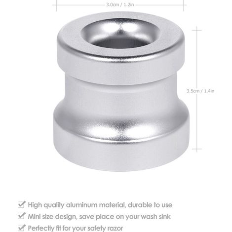 Eosnow BestAuty Man's Rasierrasierer Standhalter Aluminiumlegierung Sicherheitsbasiszubehör (1/5)