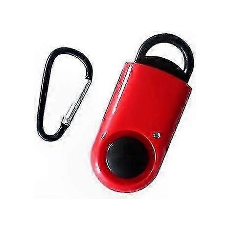 Alarme personnelle de sécurité pour femmes et filles, dispositif anti-agression avec mousqueton, outil de protection compact (1/5)