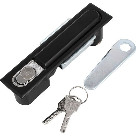 Schaltschrank Mailbox Metallverriegelung Plane Lock Locker Noir avec 2 Schlüsseln (842ab26cce8ac7a74 (1/3)