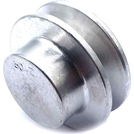 Poulie trapézoïdale aluminium moyeu plein SPZ50/1ALU