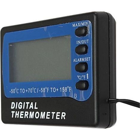 VICI TM803 Thermometre pour Frigo Refrigerateur Congelateur Alarme Digital metre de Temperature (1/4)