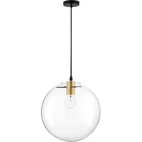 [NEUWERTIG] B-Ware Nova Luce Pendelleuchte Hängeleuchte MIRALE E27 LED Schwarz Glas Metall dimmbar (1/2)