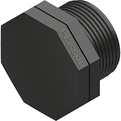 Bouchon fileté mâle en polypropylène 1/2"