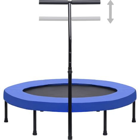 Maison Exclusive - Fitness Trampolin mit Griff und Sicherheitspol