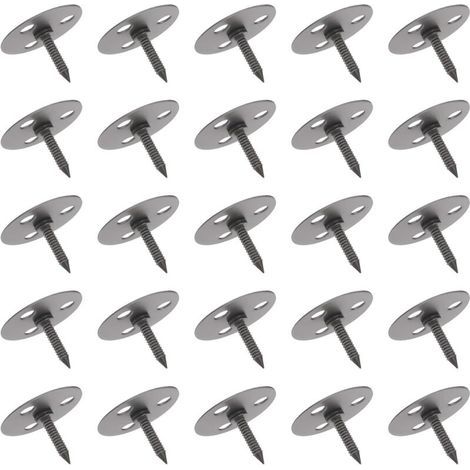 50 Lot Clous Anti-crevaison pour Pneus de Voiture Antivol Sécurité Diamètre 25 Mm Longueur 15 Mm pour Voitures Camions Gris Foncé (1/5)
