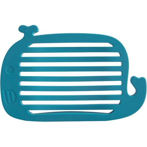 Silikon-Seifenschale für die Dusche mit automatischem Abfluss, Hohlhalter zum Trocknen von Seife im Badezimmer oder in der Küche (1/5)