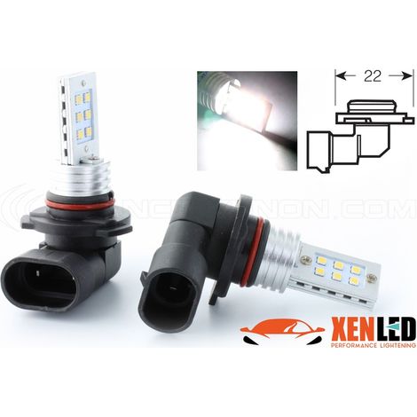 2 x Ampoules 12 LED SS HP - HB4 9006 - 120lms - P22d 12V - Blanc (1/5)