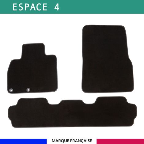 Tapis de voiture - Sur Mesure pour ESPACE 4 (2002 - 2015) - 3 pièces - Tapis de sol antidérapant pour automobile (1/4)