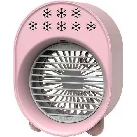 Mini-tragbare Klimaanlage, mobile Klimaanlage ohne Abluft, leiser Schlafzimmerventilator, leise mobile Klimaanlage, USB-aufladbare tragbare Klimaanlage, kleiner Luftbefeuchter, 3600 mAh 4-in-1 (1/5)