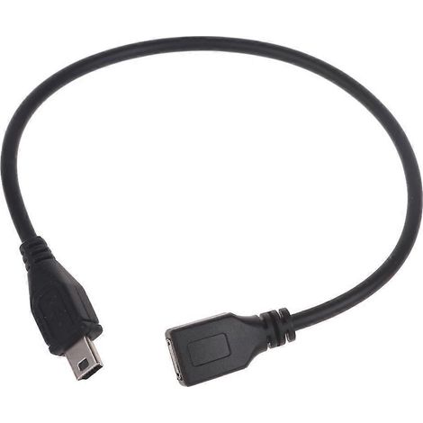 Adaptateur de Câble Mini USB Mâle vers Micro USB Femelle pour Transfert de Données (1/5)