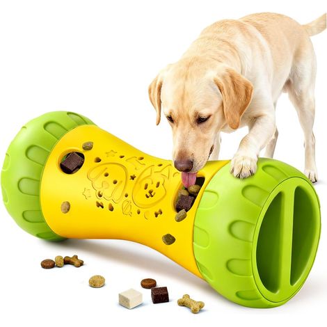 Jouet Chien Interactif Jeu Intelligence Chien pour L'Ennui Jouet Chien Occupation pour Améliorer Le Qi Jeux Intelligence Chien pour Toute Race Jouet Distributeur Croquettes Chien pour Cadeau