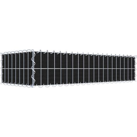 Gabiondeco - Gabion a végétaliser avec toile non-tissée 100 cm x 20 cm x 40 cm (L x H x P). maille 5 cm x 10 cm. spirale - Made in Germany (1/3)