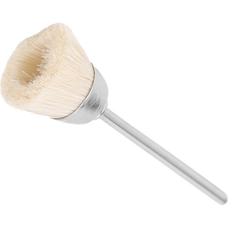 Brosse de nettoyage professionnelle pour poussière d'ongles, embout de fraise à ongles, outil de manucure blanc (1/5)