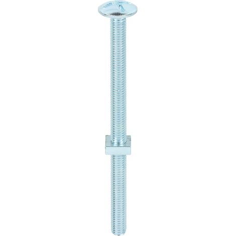 TIMCO Roofing Bolts & Square Nuts Silver - M8 x 120