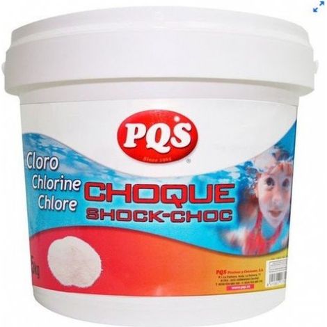 PQS Cloro Choque grano Bote de 5kg