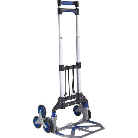 Chariot Sac Escaliers Pliable 70 kg Roues Étoilées Transport Facile (1/5)