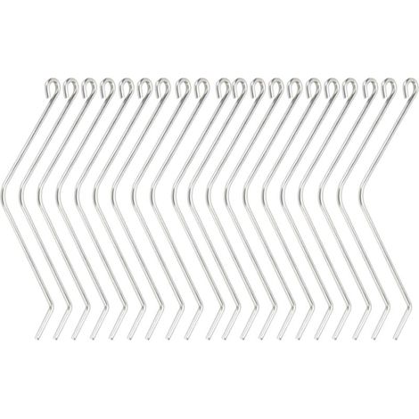Conectores de acero inoxidable para colmenas – Paquete de 20 soportes plegables para marcos de madera para apicultura, duraderos y fáciles de instalar.
