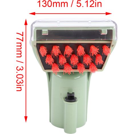 Ortviai Tête de brosse de remplacement pour nettoyeur de tapis Bissell 3698Z/1558Z/3617Z/36985, verte, haute efficacité (1/4)