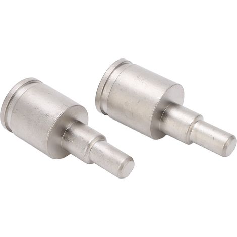 2pcs Réducteur d'entrée Ampli 0 AWG vers 4 AWG, adaptateur haute puissance en laiton nickelé pour voiture, connecteur de câble (1/5)