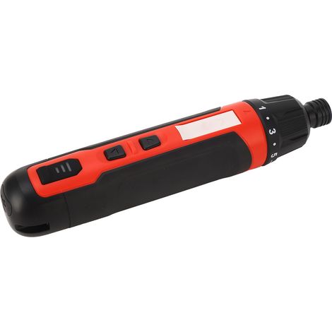 Tournevis électrique portable 360 tr/min 6 niveaux de couple CW CCW rechargeable set mini avec embouts acier carbone silicone (1/5)