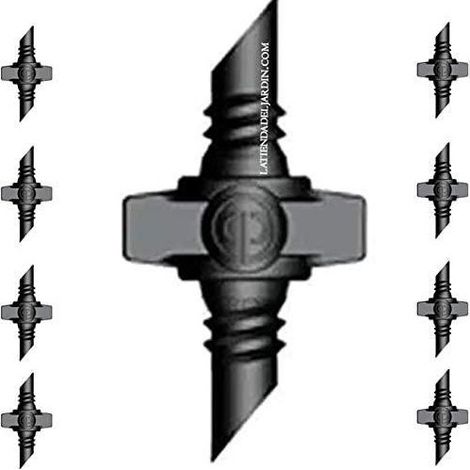 100 Stück 4,5 mm Mikroröhrchen-Verbindung. Spitze/Spitze-Verbindung zum Verbinden von 3 x 5 mm und 4,5 x 6,5 mm Mikroröhrchen