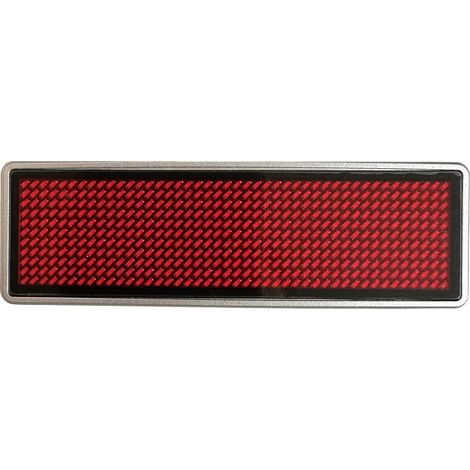 Shenzhen LeSun LED-Namensschild Rot 44 x 11 Pixel (B x H x T) 93 x 30 x 6 mm 125906 (1/2)