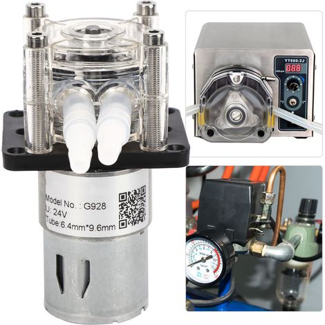 Hochleistungs-Schlauchpumpe, hochwertige Dosierpumpe für Aquarien und Labore, 500 ml/min, 24 V (1/5)