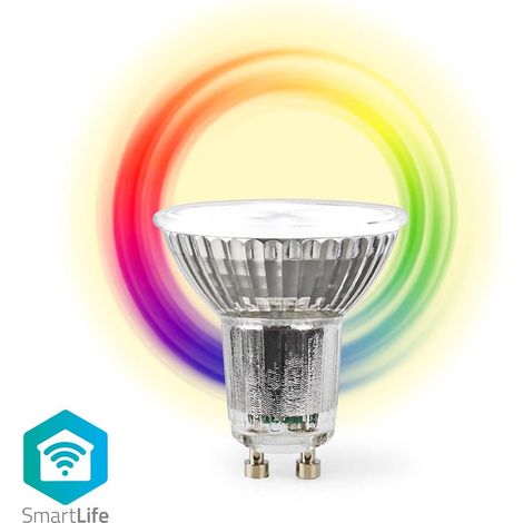 Nedis SmartLife Bombilla GU10 Blanco 4.9W LED Conectada