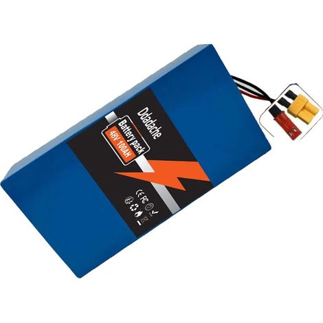 Pack de batterie Li-Ion, capacité 100AH, compatible avec les vélos électriques, XT30-JST-chargeur (1/2)