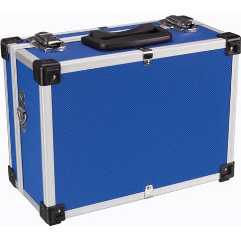 Valise Aluminium 320 X 230 X 155 Mm - Bleu (1/2)