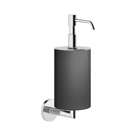 Gessi Ingranaggio, distributeur de savon mural, récipient noir