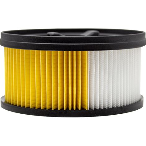 Filterpatrone Faltenfilter passend für Kärcher WD 4000 - 5900 Rundfilter Filter Kartusche Lamellen Filter