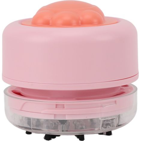 Aspirateur de table sans fil, à piles, silencieux et portable, mini aspirateur de bureau facile à utiliser avec une conception rotative à 360° pour la maison et le bureau. (1/5)