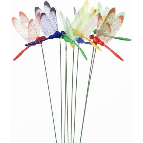 12 Pcs Libellules Décoration À La Main Décorations De Jardin À La Main Jardin Extérieur Jardin Pelouse Décor Cadeau, Cadeau Pour La Maison Souvenir Piles Jardinières En Plein Air Décor de jardin de li (1/5)
