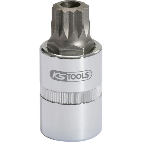 Douille tournevis 1/2", XZN percé, 110mm, M16 KS Tools