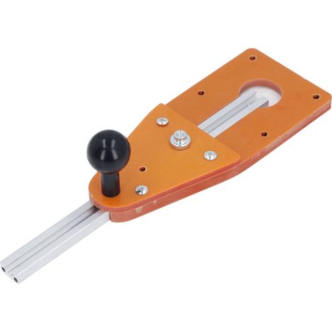 Plaque de rainurage pour défonceuse avec rail de 260 mm, plaque de base d'équilibrage pour fraisage circulaire, kit de guide de finition pour le travail du bois (1/5)