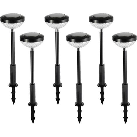 Solar-Gartenleuchten, 6 Stück mit wechselndem Musterprojektion und Lichtsensor (wasserdicht) (1/5)
